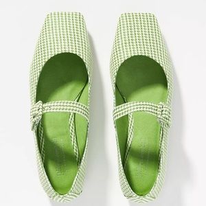 Jeffrey Campbell x Anthropologie Square-Toe Mary Jane Flats BNWT